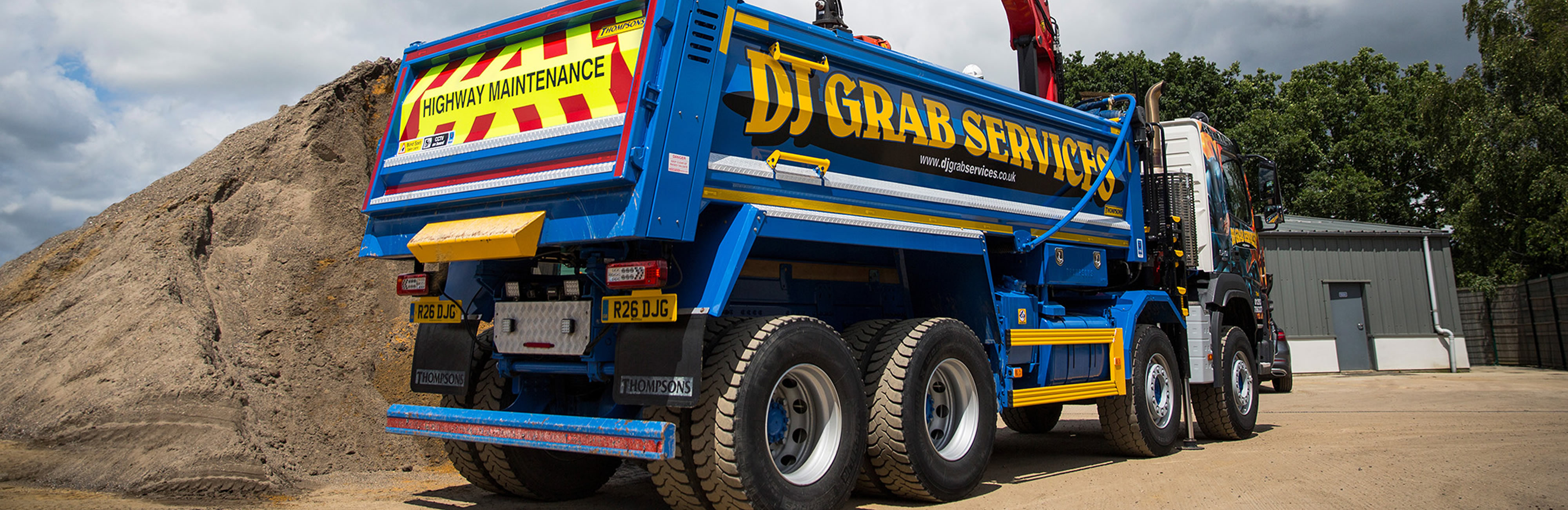 Commercial vehicle and equipment storage yard in Gatwick Crawley West Sussex